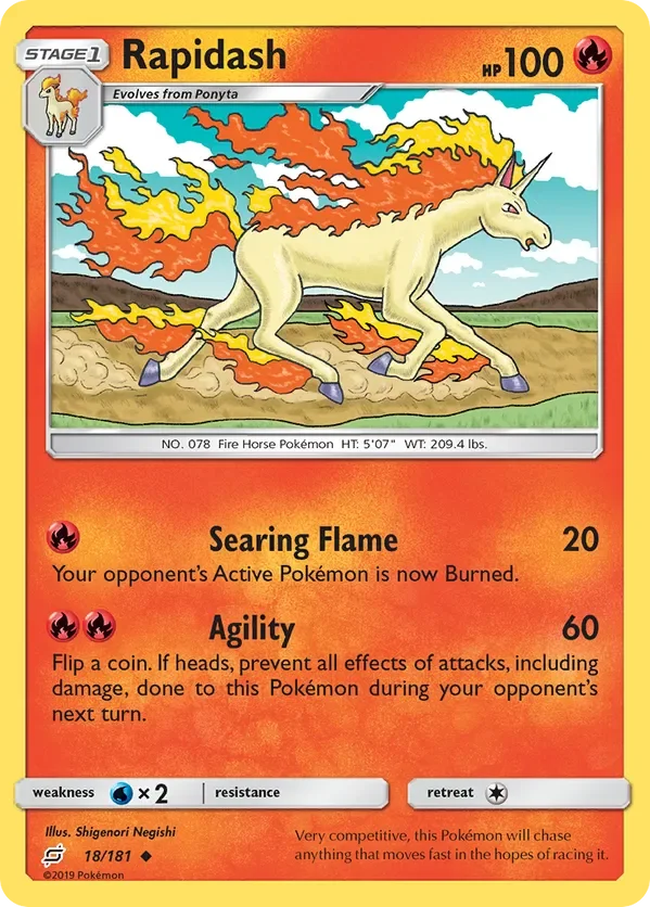 Card 18 Pokémon card from Team Up set