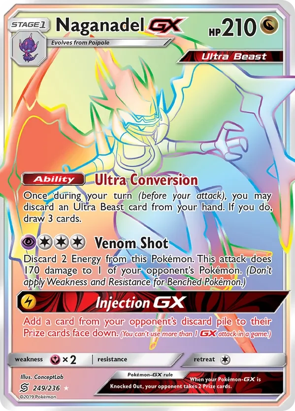 Card 249 Pokémon card from Unified Minds set