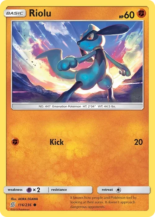116/236 from Unified Minds Common Pokemon Card
