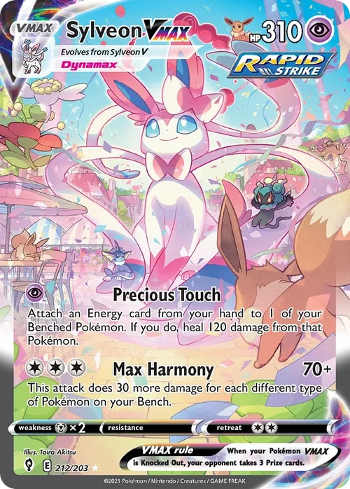 Sylveon VMAX 212/203 Rainbow Rare