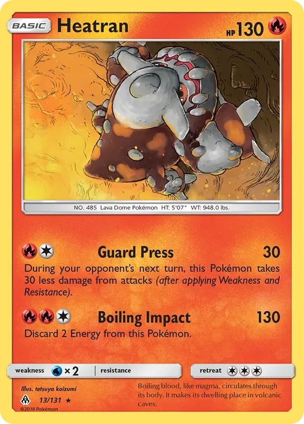 Card 13 Pokémon card from Forbidden Light set