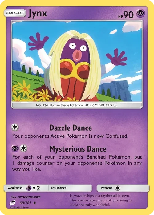 68/181 Jynx Uncommon Pokemon Card