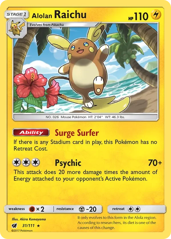 Card 31 Pokémon card from Crimson Invasion set