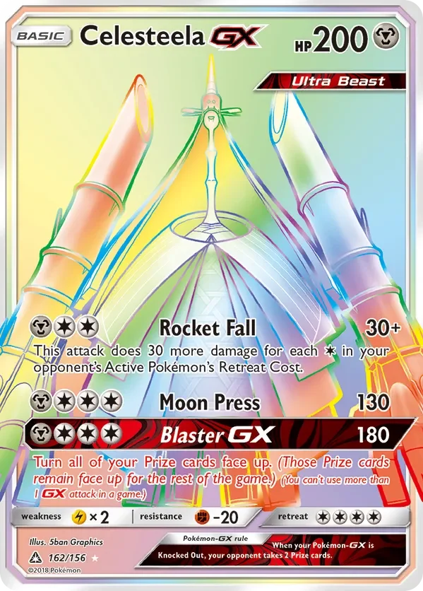 Card 162 Pokémon card from Ultra Prism set