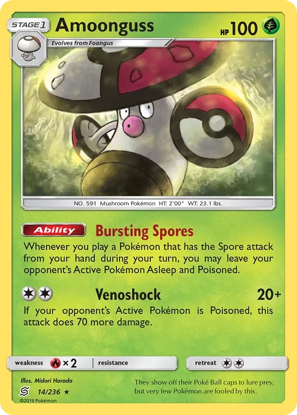 Card 14 Pokémon card from Unified Minds set