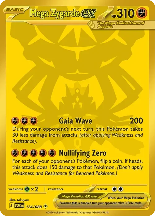 124/088 from Perfect Order Mega Hyper Rare Pokemon Card