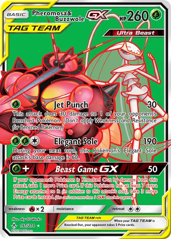 Card 191 Pokémon card from Unbroken Bonds set