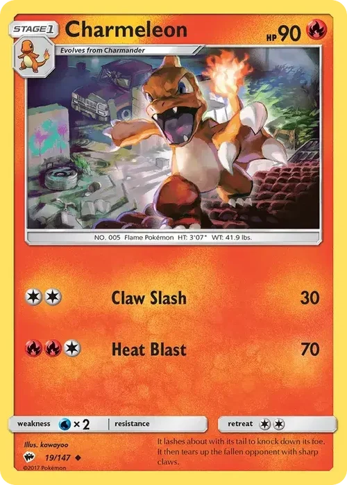 19/147 from Burning Shadows Uncommon Pokemon Card