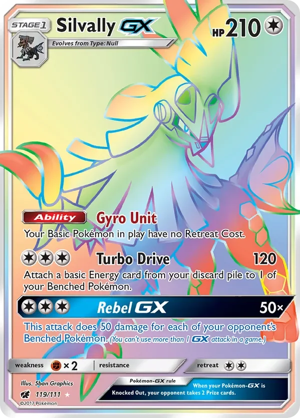 Card 119 Pokémon card from Crimson Invasion set