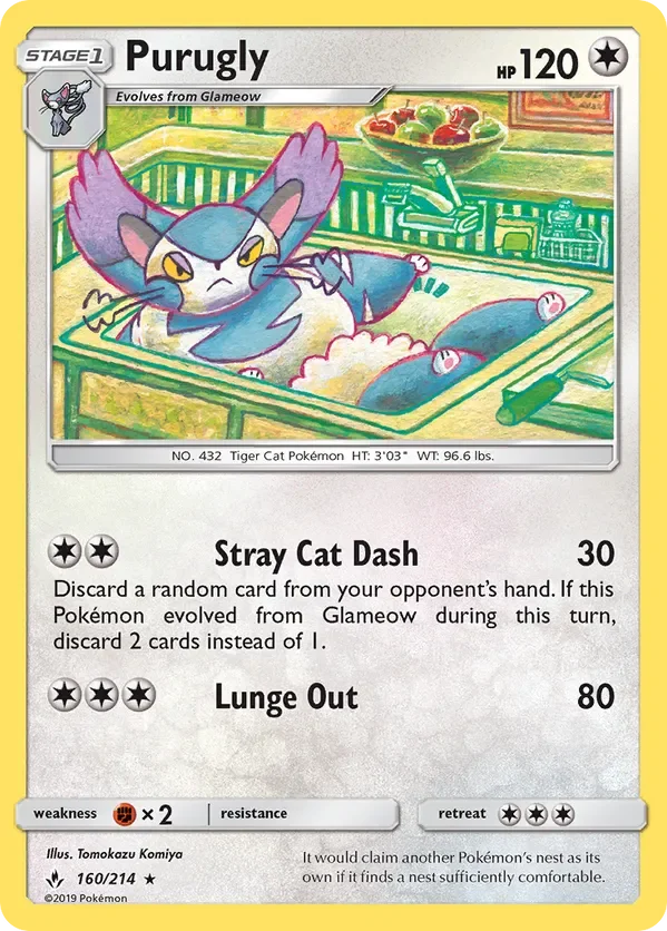 Card 160 Pokémon card from Unbroken Bonds set