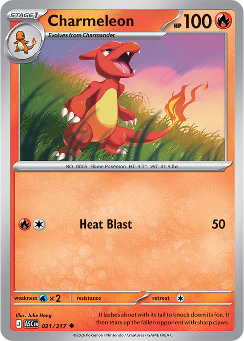 Pokemon Card 21 Pokémon card from Ascended Heroes