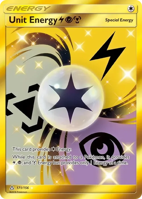 171/156 from Ultra Prism Gold Secret Rare Special Energy Card