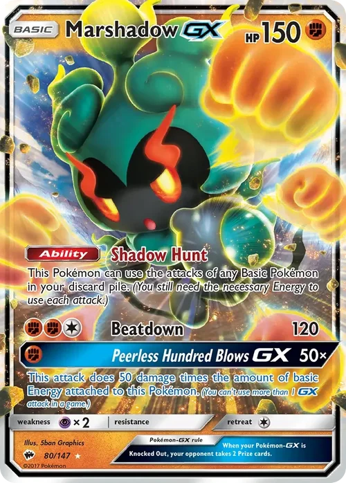 080/147 from Burning Shadows Ultra Rare Pokemon Card