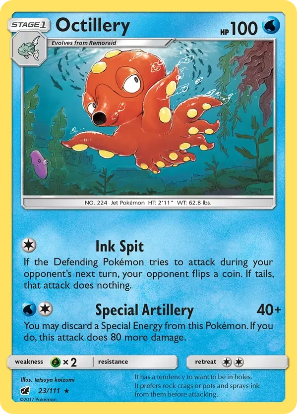 Card 23 Pokémon card from Crimson Invasion set