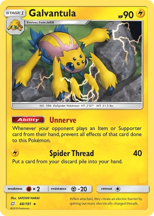 48/181 Galvantula Rare Pokemon Card