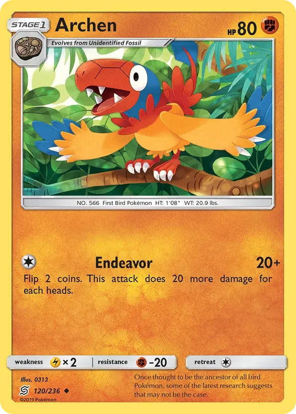 Card 120 Pokémon card from Unified Minds set