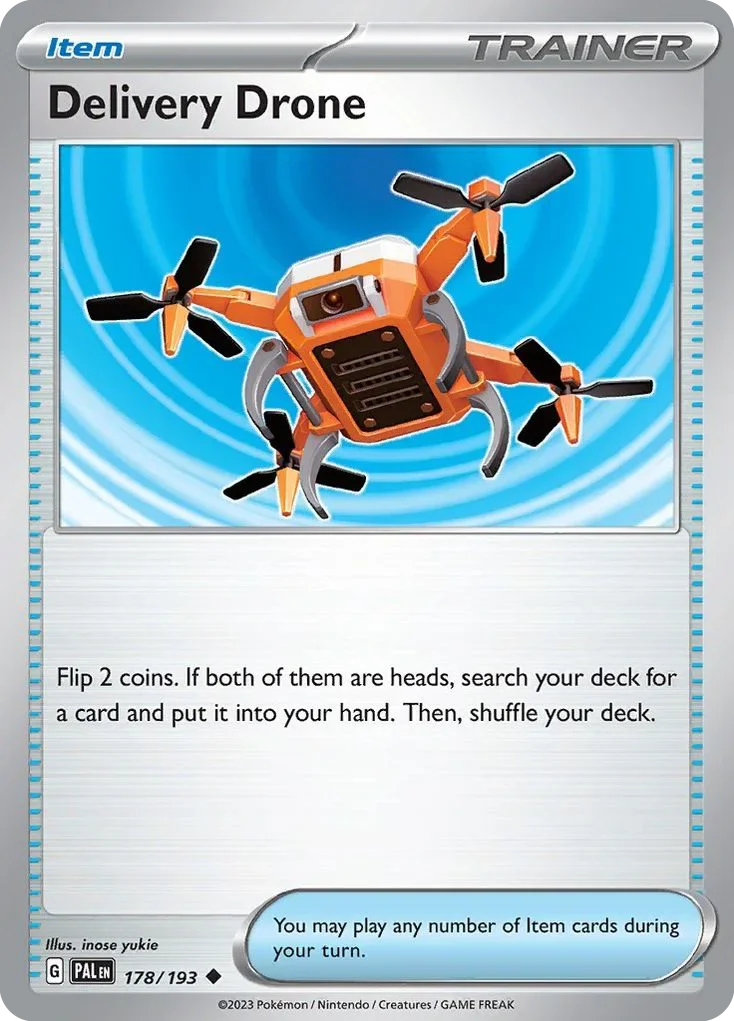 Delivery Drone 178 Pokemon card from Paldea Evolved set