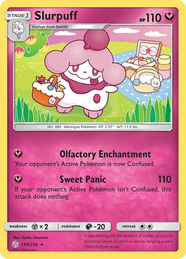 Card 154 Pokémon card from Cosmic Eclipse set