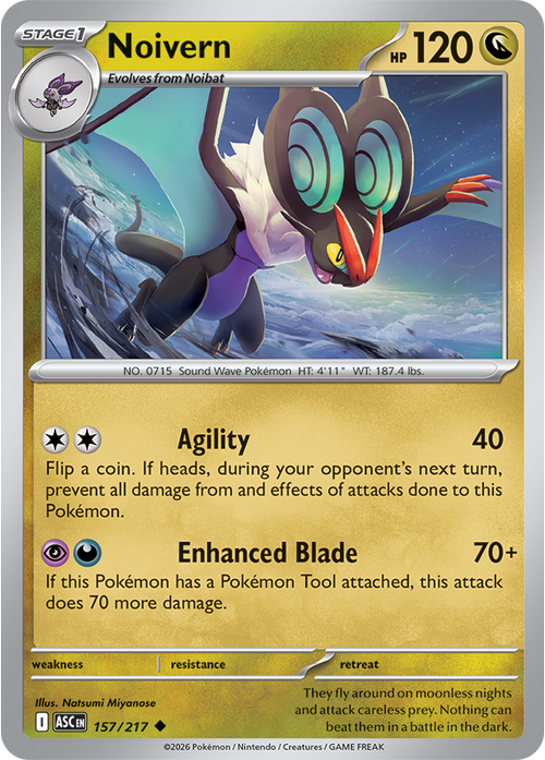 Pokemon Card 157 Pokémon card from Ascended Heroes