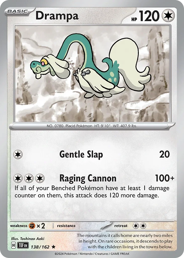 138/162 from Temporal Forces Rare Pokemon Card