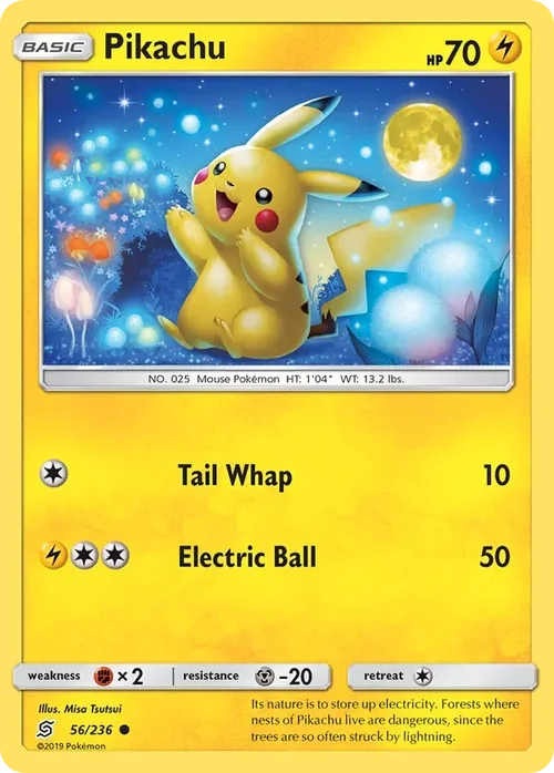 56/236 from Unified Minds Common Pokemon Card