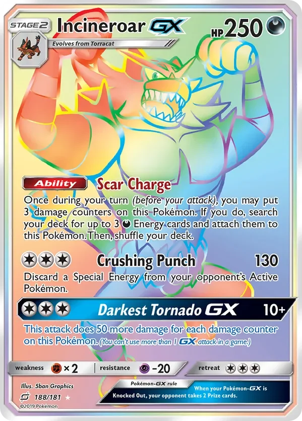 Card 188 Pokémon card from Team Up set