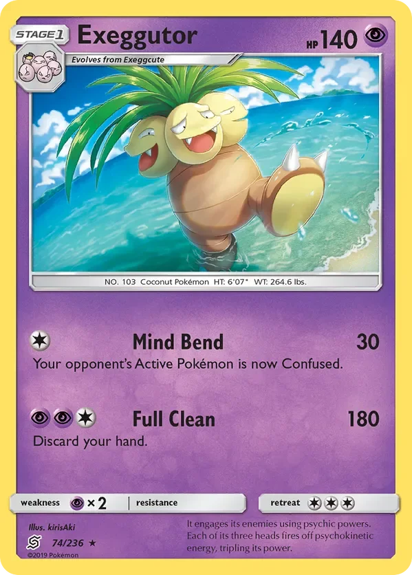 Card 74 Pokémon card from Unified Minds set