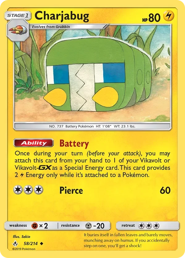 Card 58 Pokémon card from Unbroken Bonds set