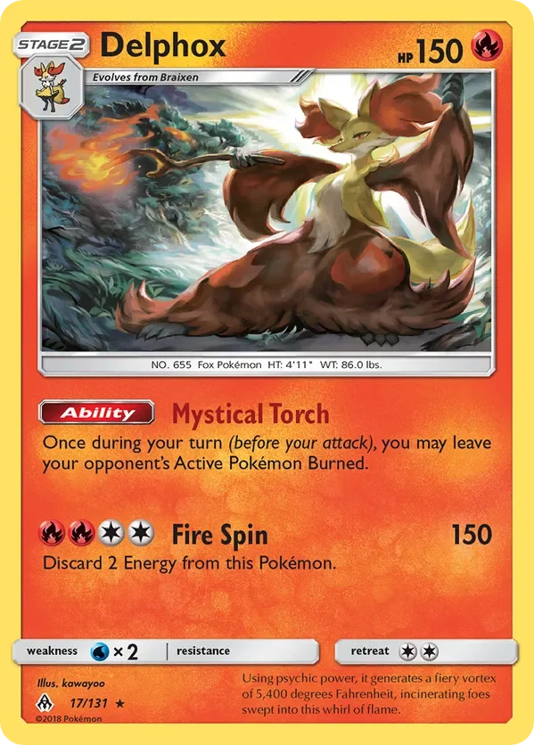 Card 17 Pokémon card from Forbidden Light set