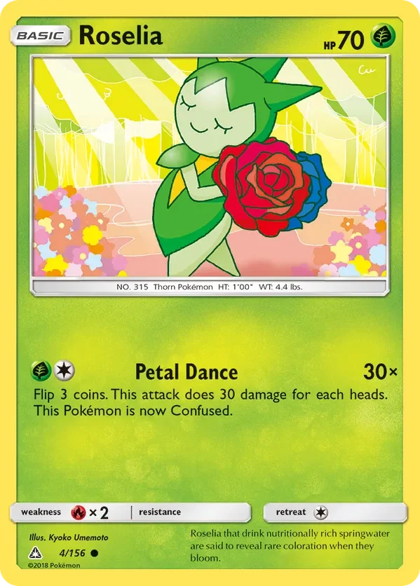 Card 4 Pokémon card from Ultra Prism set