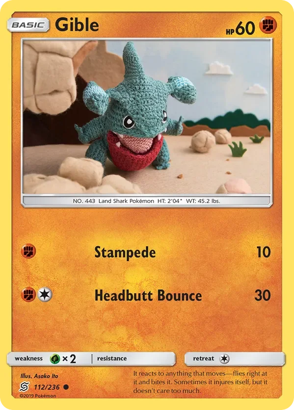 Card 112 Pokémon card from Unified Minds set