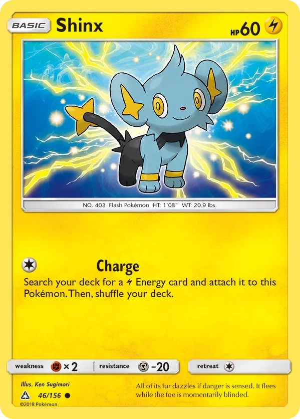 Card 46 Pokémon card from Ultra Prism set