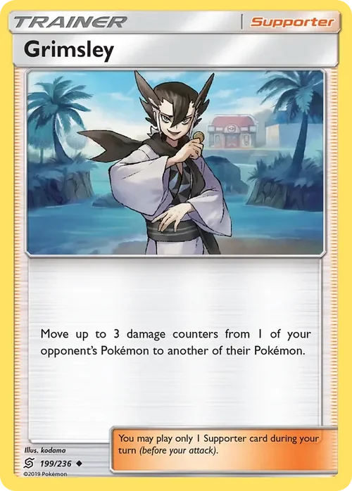 199/236 Grimsley Uncommon Trainer Card