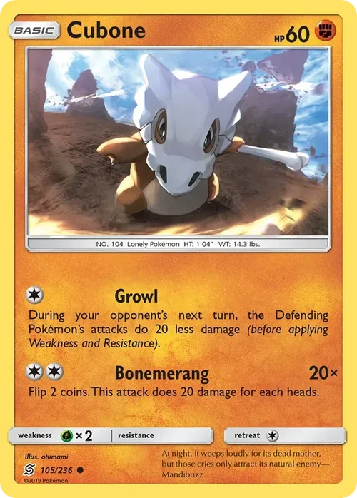 105/236 from Unified Minds Common Pokemon Card