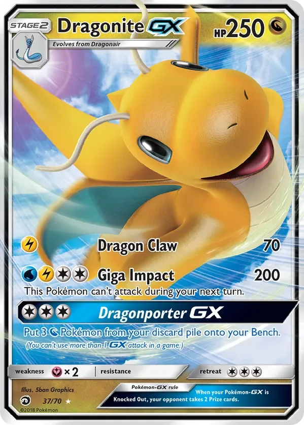 Card 37 Pokémon card from Dragon Majesty set