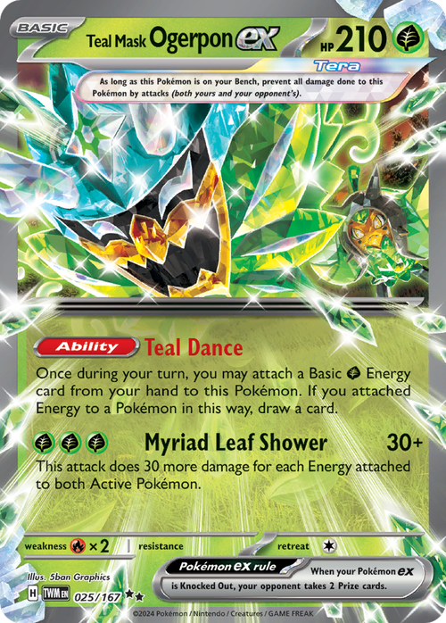 025/167 from Twilight Masquerade Card List Double Rare Pokemon Card