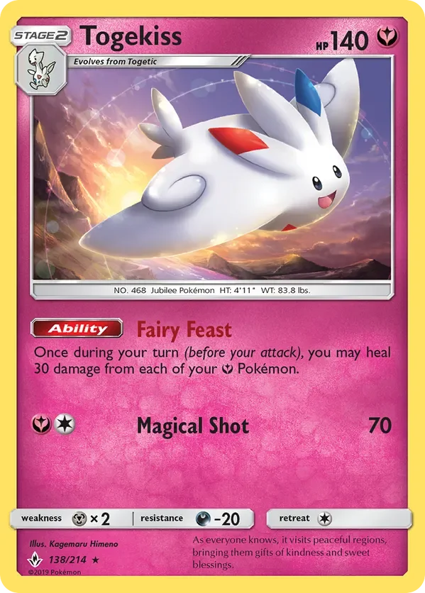Card 138 Pokémon card from Unbroken Bonds set