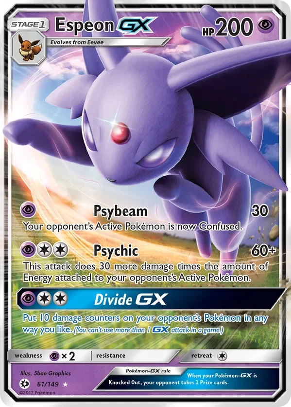 Card 61 Pokémon card from Sun & Moon set
