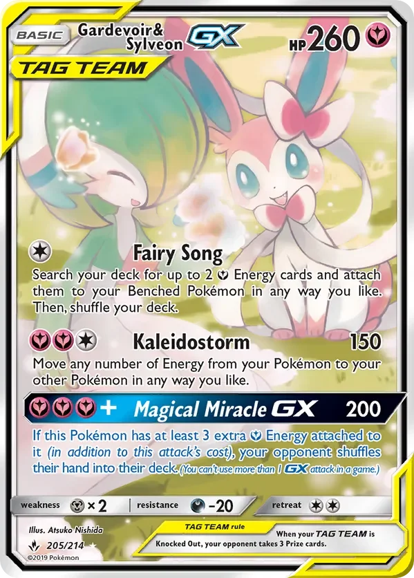 Gardevoir and Sylveon GX from Unbroken Bonds