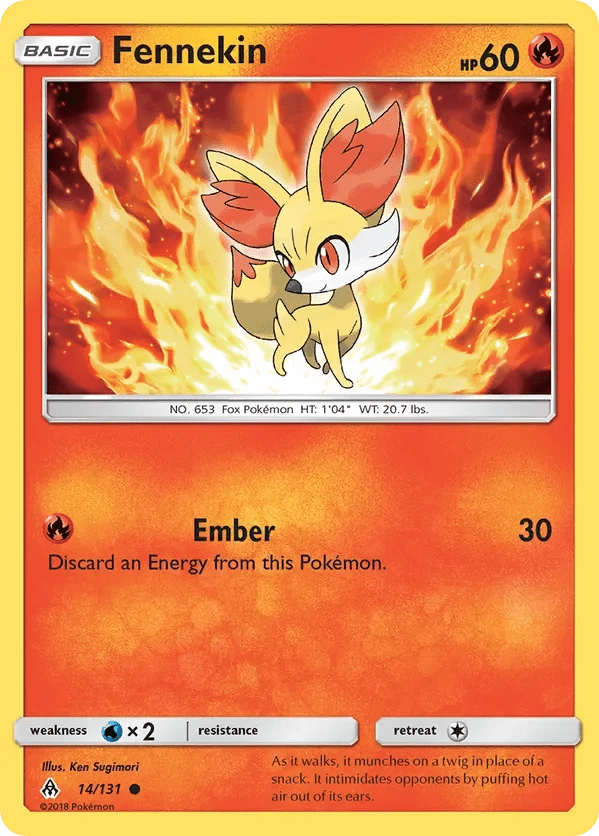 Card 14 Pokémon card from Forbidden Light set