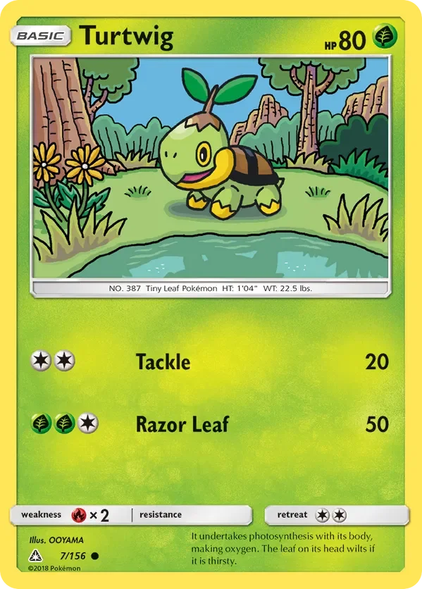 Card 7 Pokémon card from Ultra Prism set