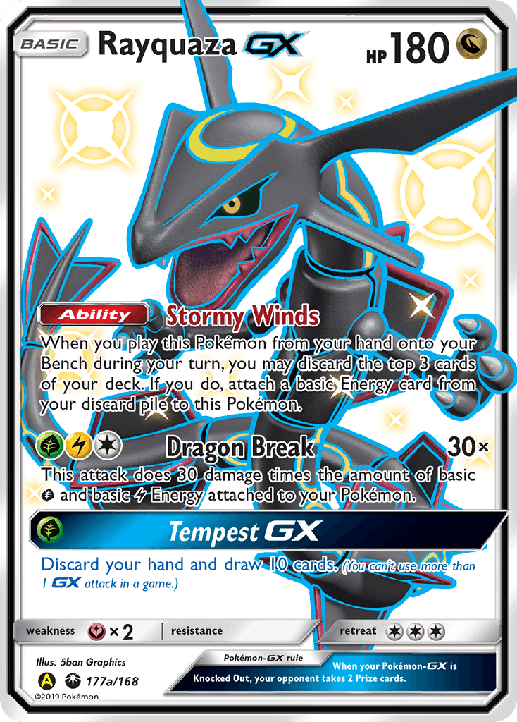 Pokémon card 177a from Celestial Storm set