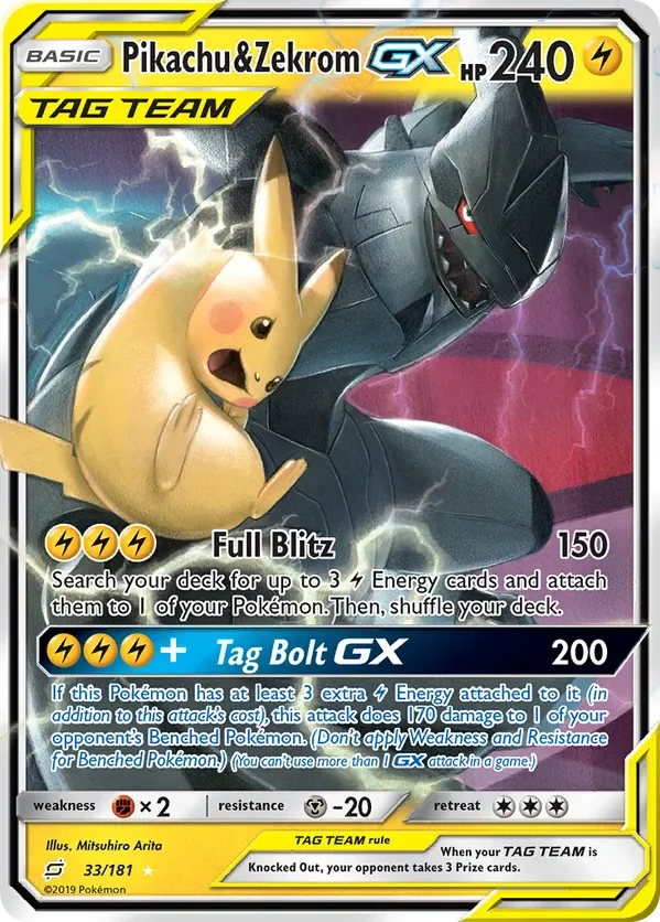 Card 33 Pokémon card from Team Up set