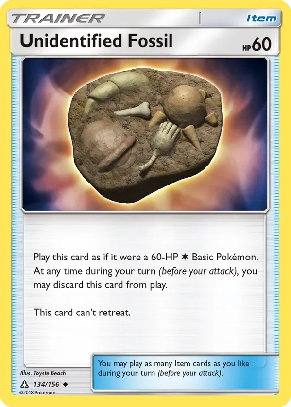 Card 134 Pokémon card from Ultra Prism set