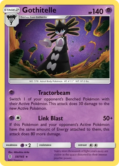 54/145 from Guardians Rising Rare Pokemon Card