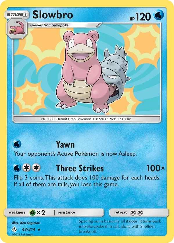 Card 43 Pokémon card from Unbroken Bonds set