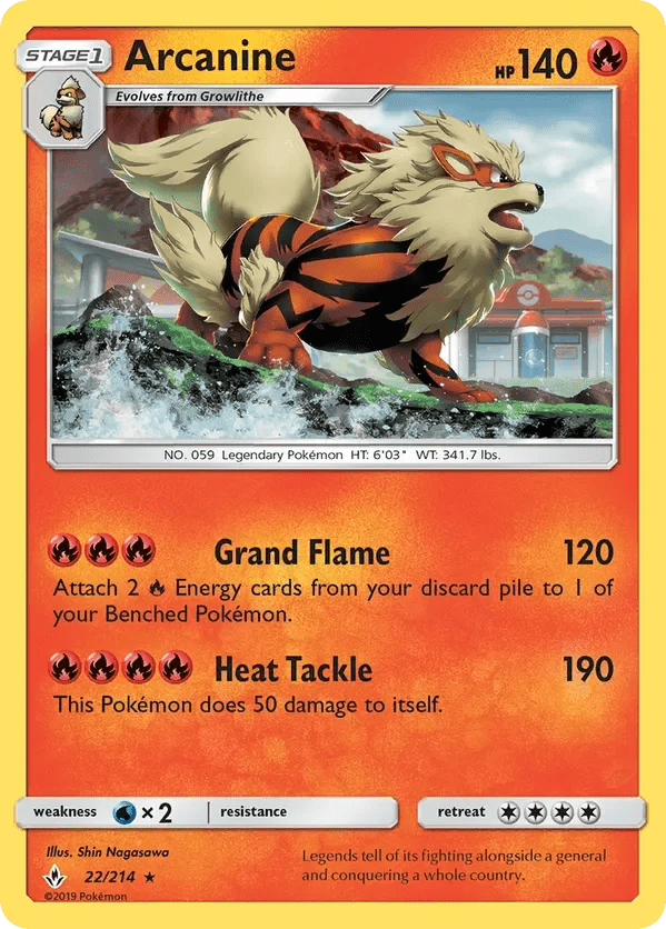 Card 22 Pokémon card from Unbroken Bonds set