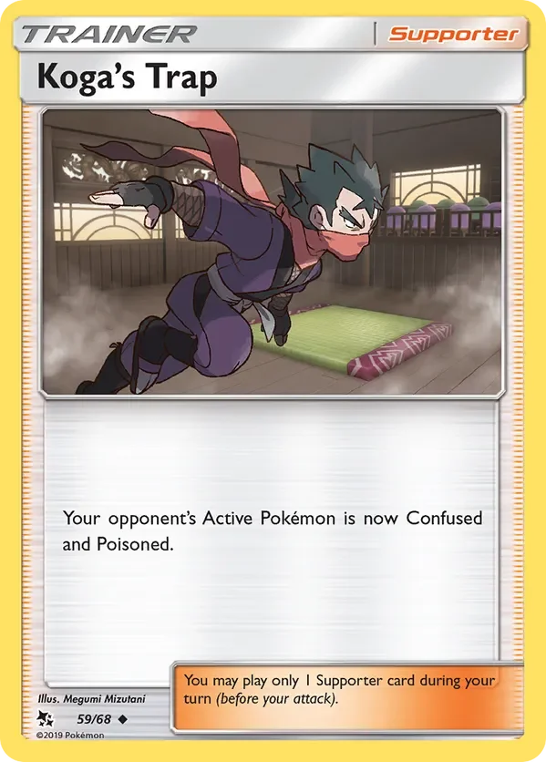 Card 59 Pokémon card from Hidden Fates set