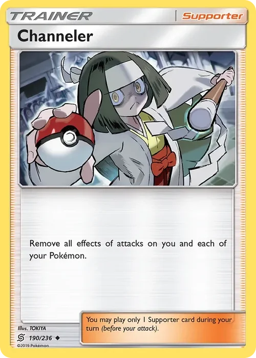 190/236 Channeler Uncommon Trainer Card