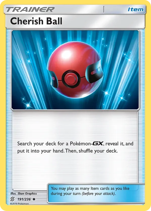 Card 191 Pokémon card from Unified Minds set